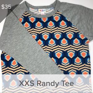 NWT LuLaRoe Randy Baseball Tee